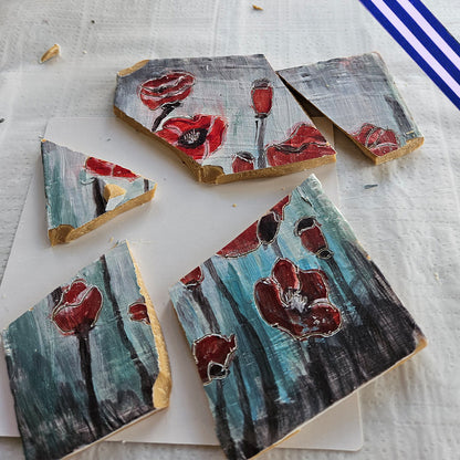 *Chocolate Painting Kintsugi Art