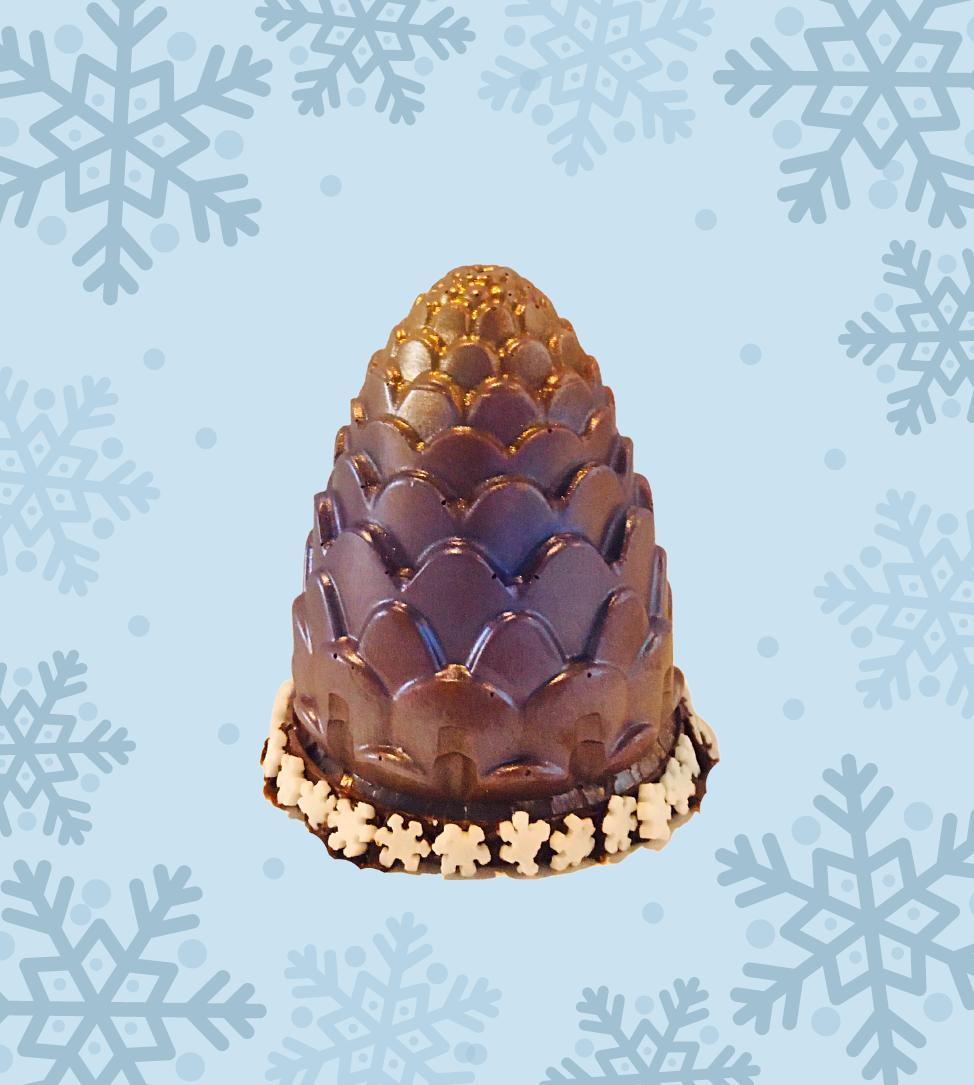 Pinecone Cocoa Bomb